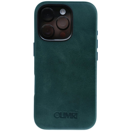 LEATHER DARK GREEN BLACK