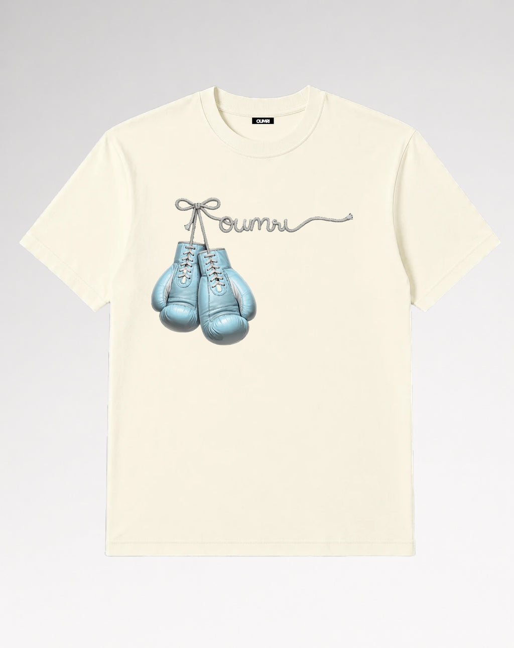 Oumri Boxing Signature Tee - Soft Cream