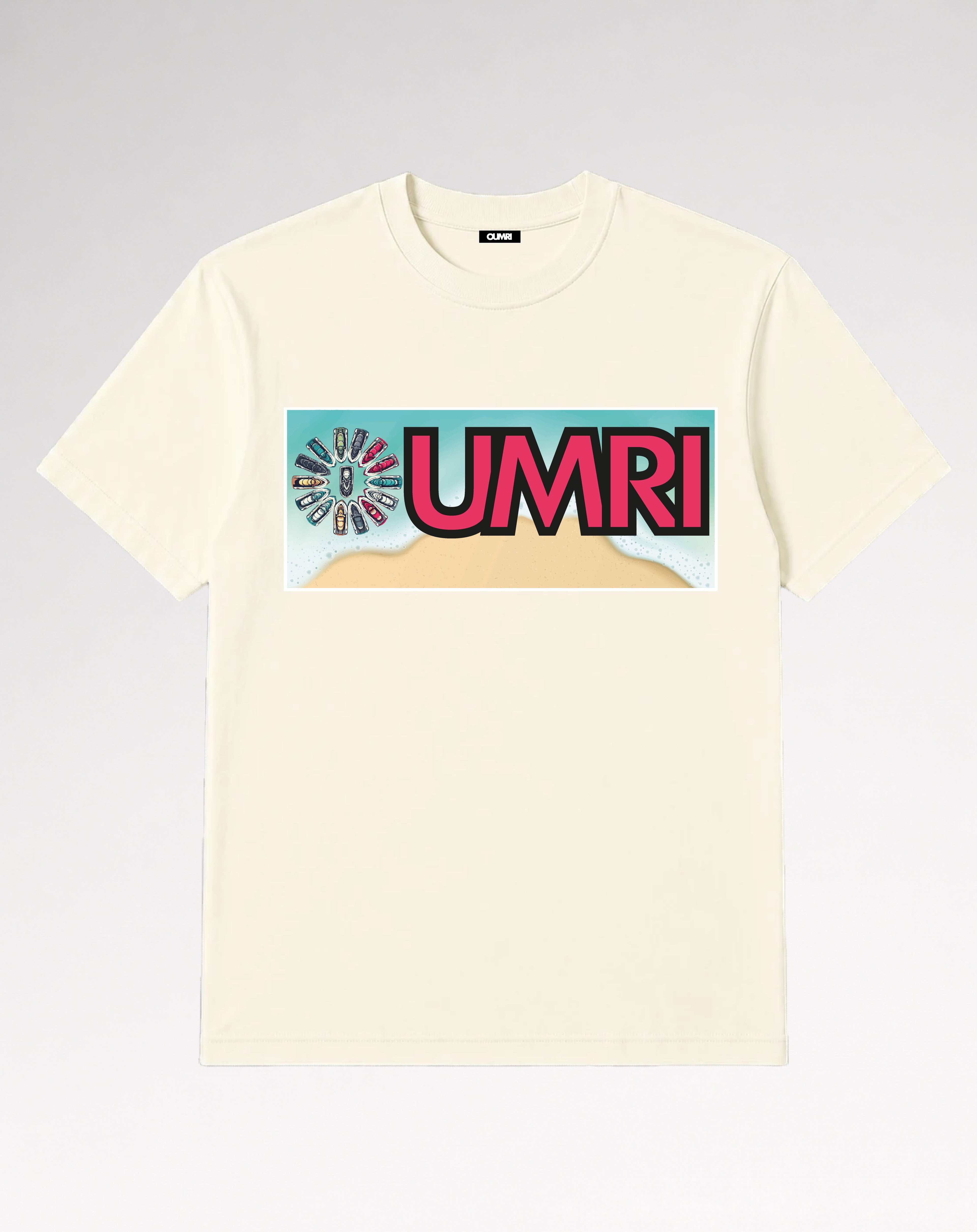 Oumri Jetski & Beach Tee - Soft Crream