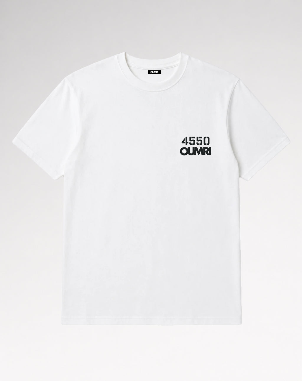 Oumri 4550 Embroidered Tee - White