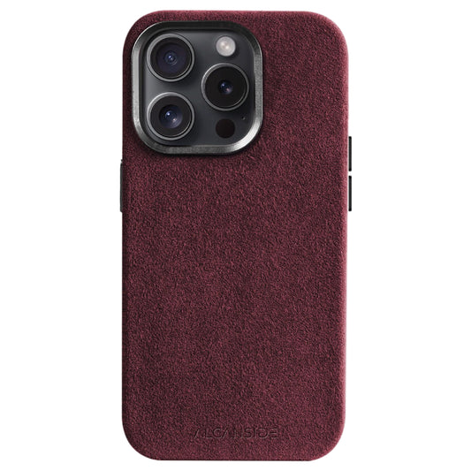 iPhone Alcantara Case - Wine Red