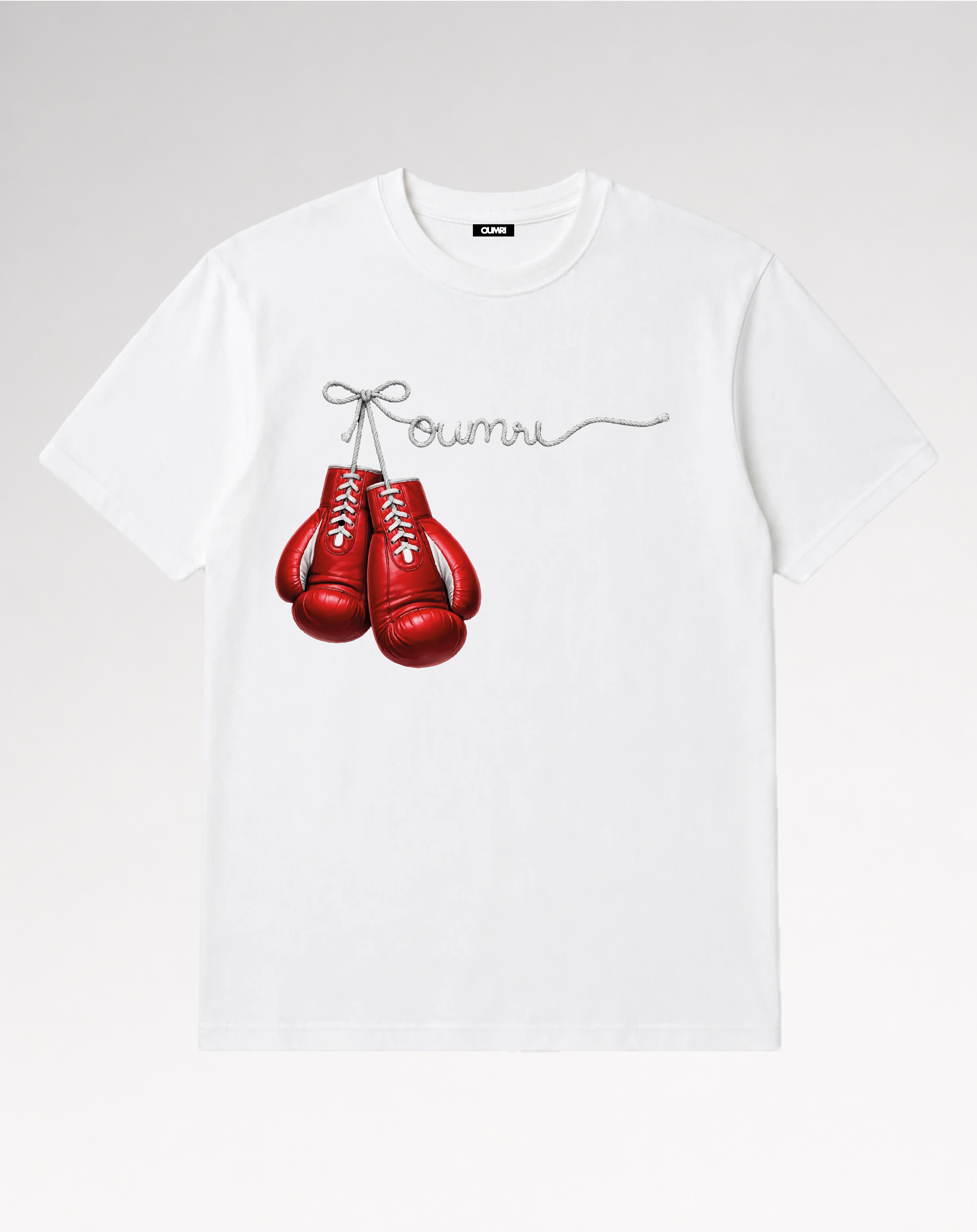 Oumri Boxing Signature Tee - White