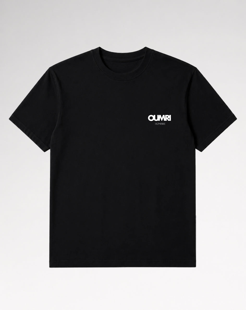 Oumri Logo Embroidered Tee - Black