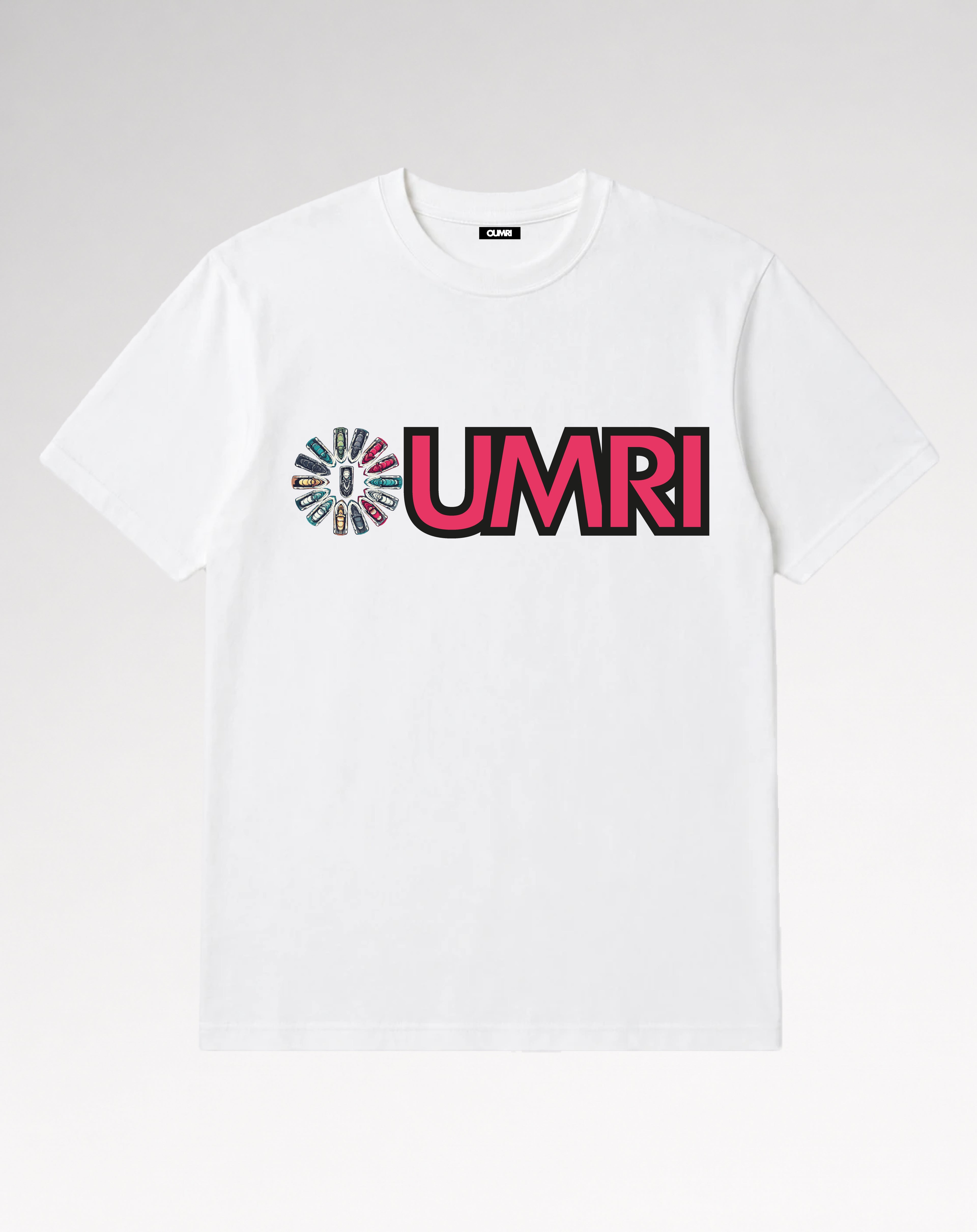 Oumri Jet Ski Design Tee - White
